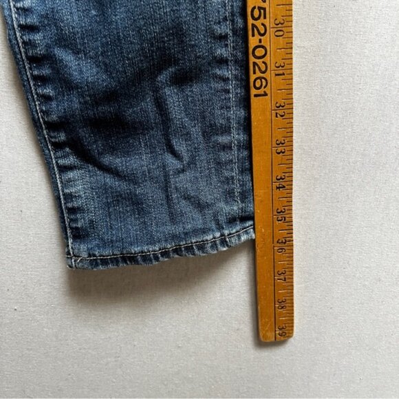 AG Adriano Goldschmied Beau Slouchy Skinny Blue Denim Jeans Sz 26R - Picture 10 of 12